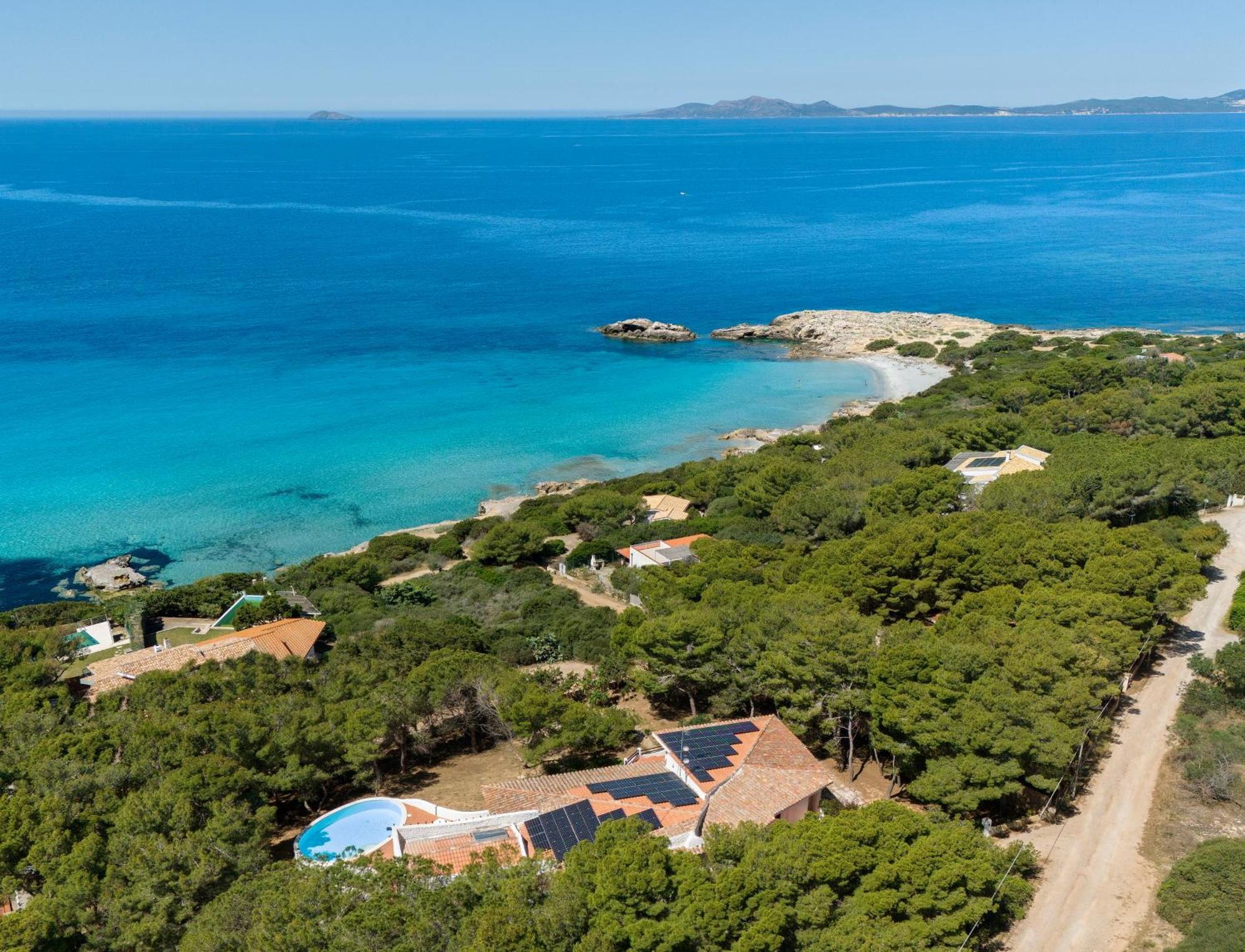 Villa Eliana Sul Mare Porto Pino Buitenkant foto
