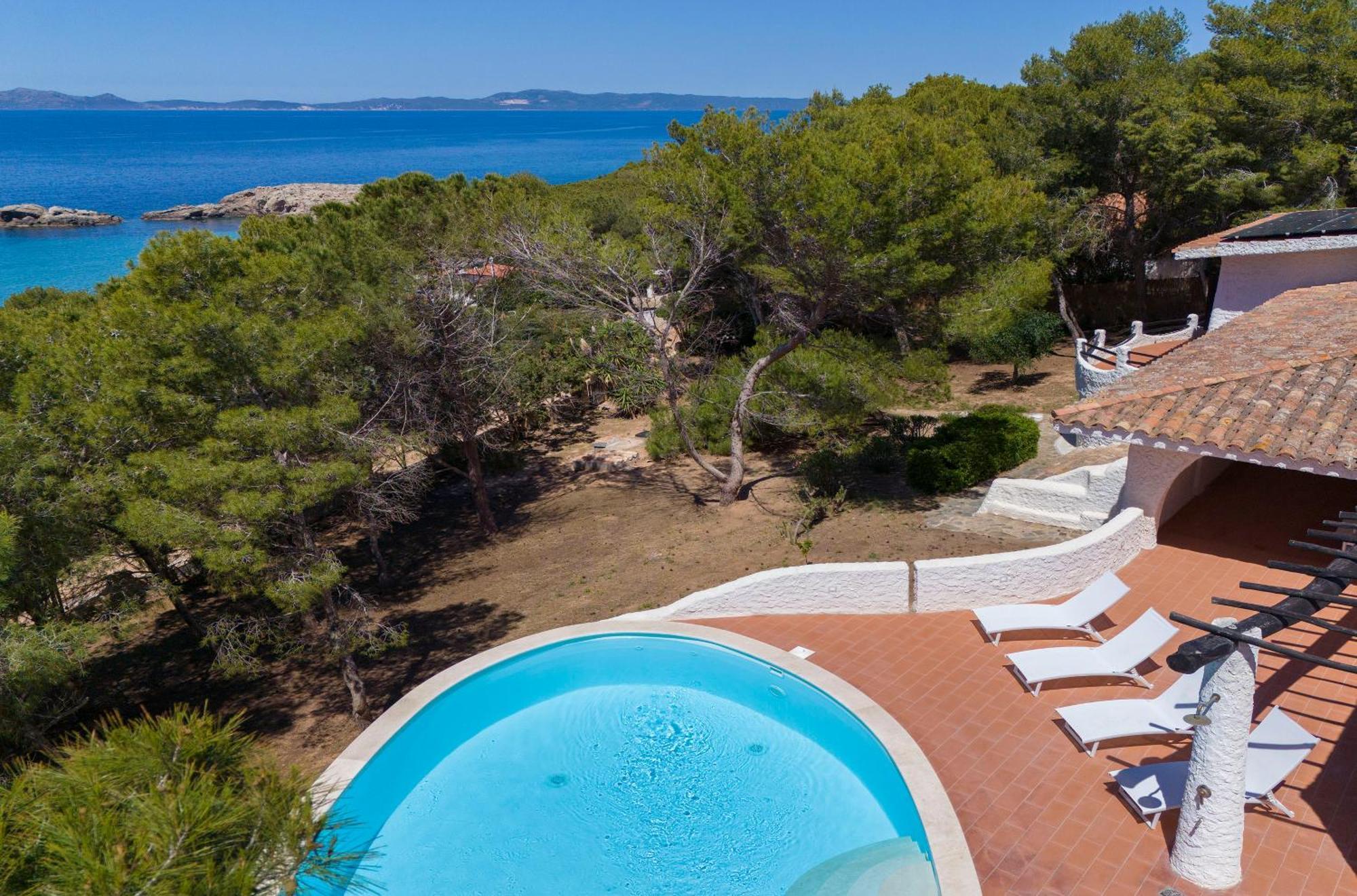 Villa Eliana Sul Mare Porto Pino Buitenkant foto