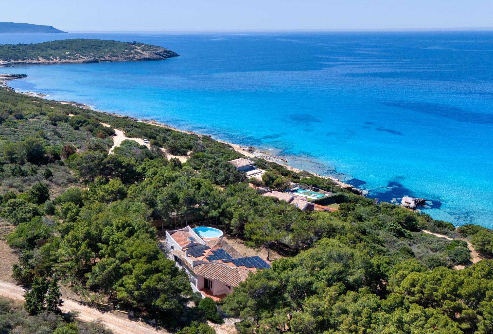 Villa Eliana Sul Mare Porto Pino Buitenkant foto